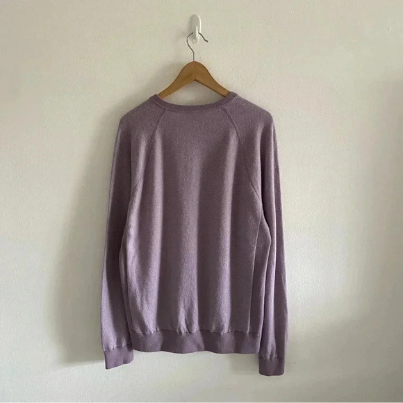 Vince Crewneck Cashmere And Wool Blend In Light Purple Sweater Sz XL $265 - Picture 7 of 7
